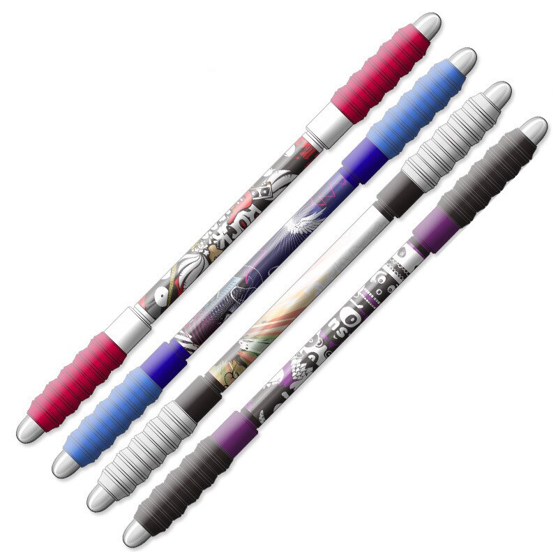 Fun rotating pen game pen for children students pen ballpoint pen pressure relief pen stationery school supplies: mecha