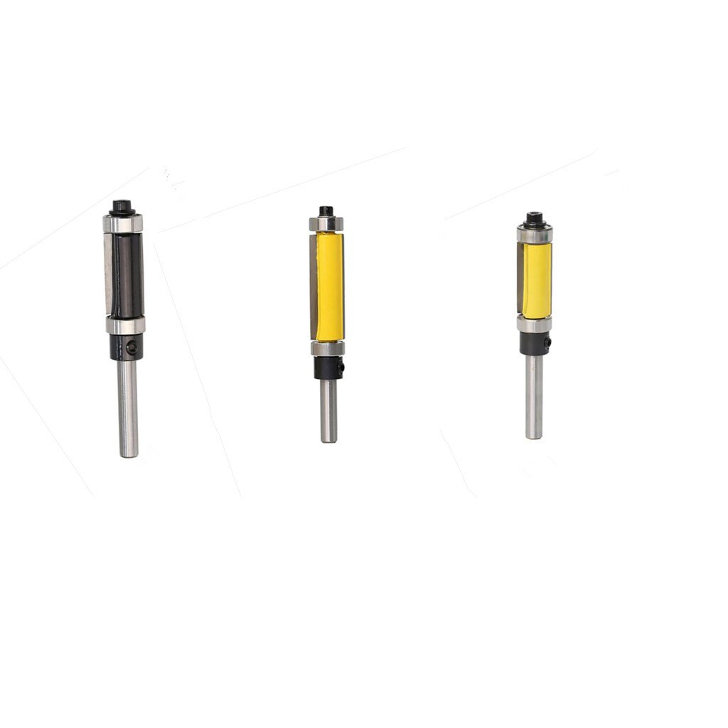1/4'' Shank Top & Bottom Bearing Flush Trim Router Bit For Woodworking