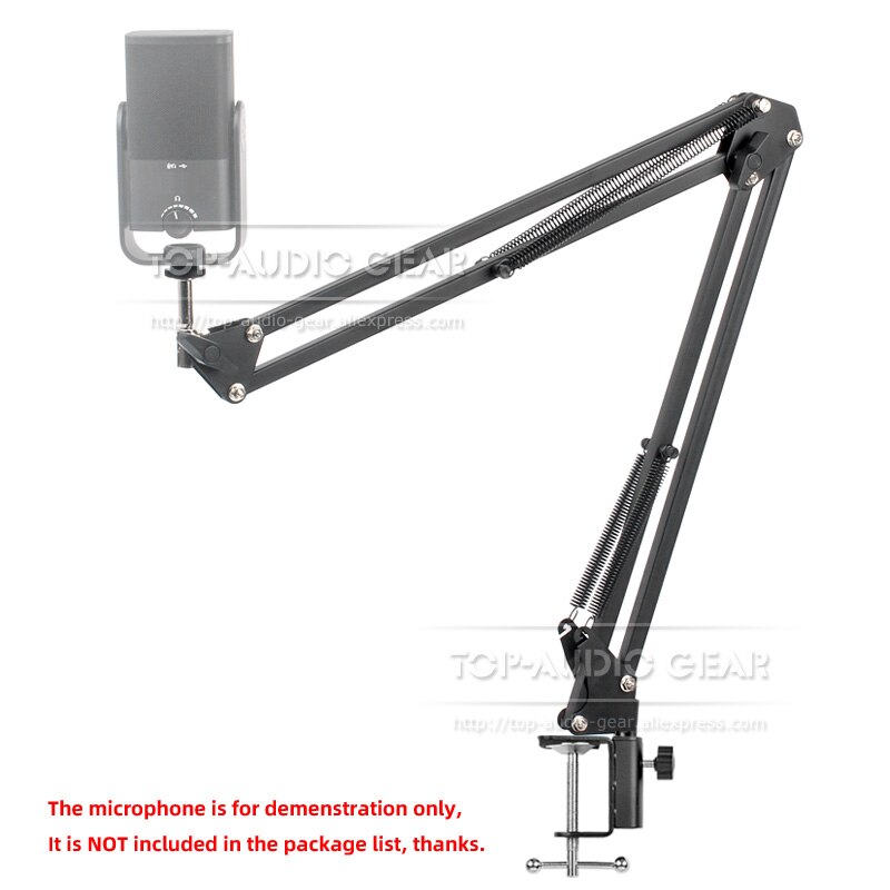 Desktop Suspension Scissor Boom Arm For Rode NT-USB NT USB Mini NTUSB Microphone Stand Mic Clip Holder Clamp Hanging Mount Rack