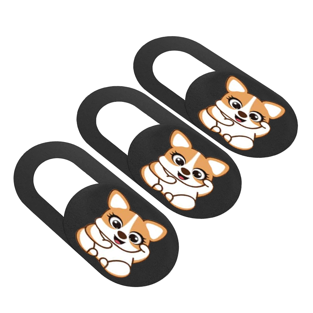 3Pcs Laptop Camera Cover Slide Adorable Privacy Sticker Cover for Laptop Tablet