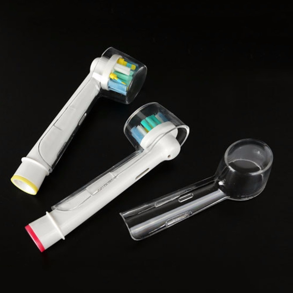 4 Pcs Stofdicht Anti-Bacteriën Opzetborstel Beschermende Covers Caps Voor Elektrische Tandenborstel
