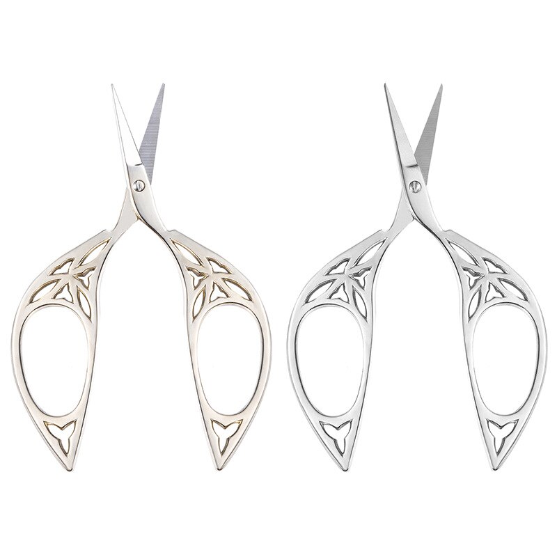 1pc sysaxar för handarbete tygklippning rostfritt stål retro klassisk vintage antik broderi sömnad skräddarsax