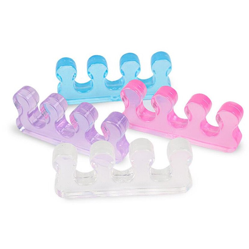 2 Stücke Weiche Silikon Manikübetreffend Pedikübetreffend NäGel Finger Separator Korrektur flexibel Finger Zehen Abstandshalter Trennung Glätteisen Werkzeug