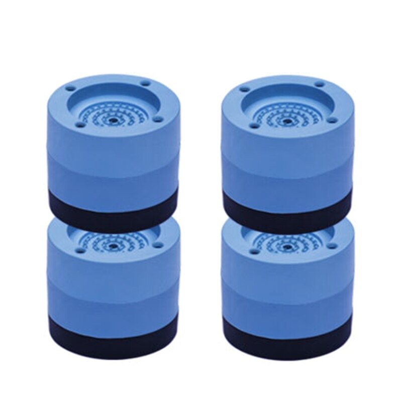 4pcs/set Antislip Washing Machine Feet Mats Nonslip Refrigerator Antivibration Pad Noisereducing Kitchen Bathroom: BL-2