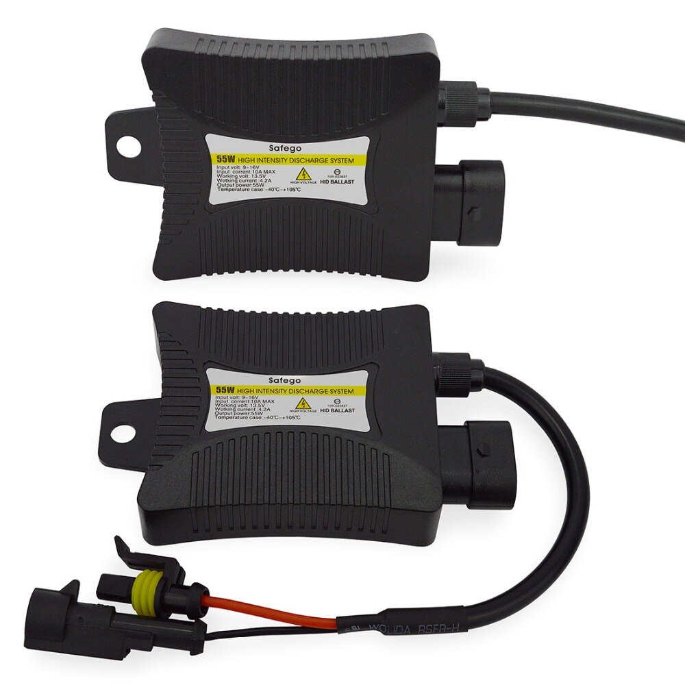 Safego 55W H4 Bi xenon H4-3 9004-3 9004 9007-3 9007 H13-3 Bixenon H4 Hi/lo Bixenon 4300K 6000k 8000k H13 bi-xenon hid xenon kit