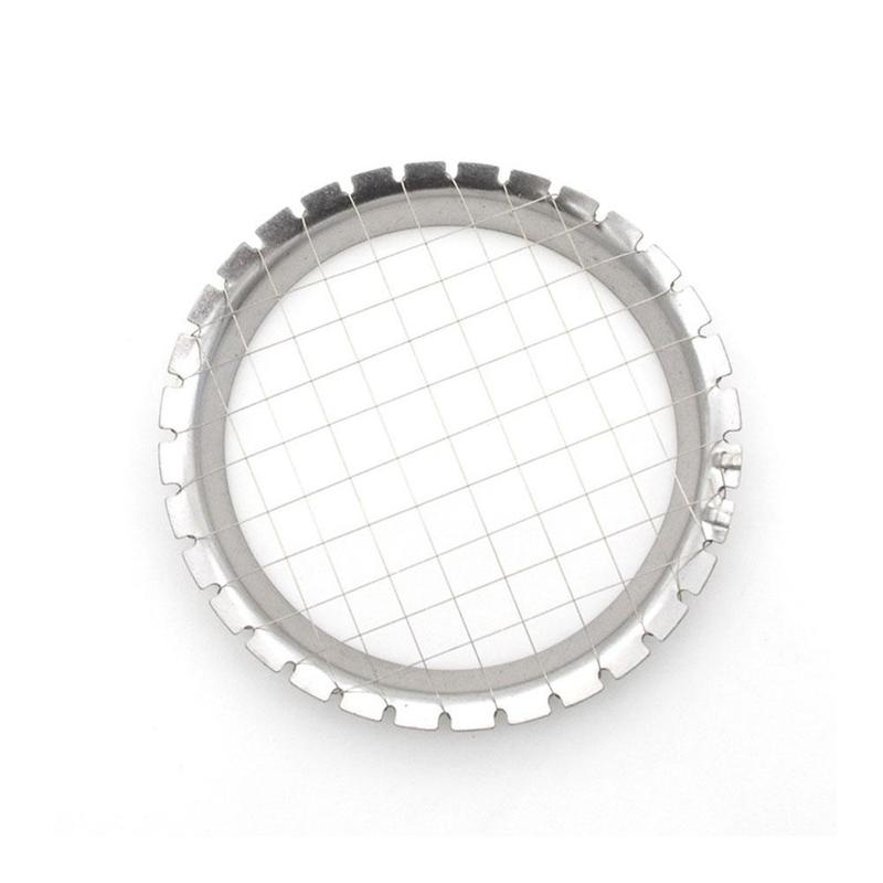Hand Press Potato Slicer Stainless Steel Mashed Grid For Vegetables Cutter Salad Tool Tomato V3G4: Default Title