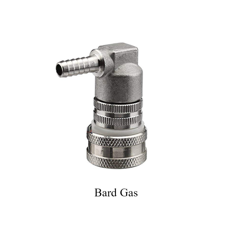 Rvs Ball Lock Disconnect Homebrew Biervat Quick Connector Corny Vaatje Dispenser Gas/Vloeistof 1/4 "Barb & 1/4" Mfl: 4