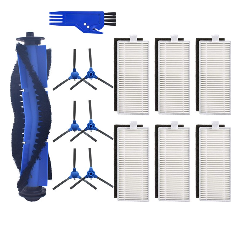 Vervanging Kits Voor Cecotec Conga 1090 Robotic Stofzuiger Accessoires Hepa Filter Side Borstel Roller Borstel Mop Doek Pads