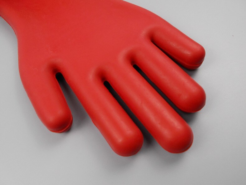 Electrical Insulated Rubber Gloves Electrician 12KV High Voltage Safety Gloves