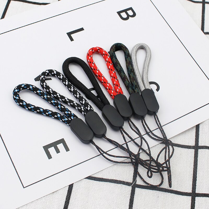 Hand Wrist Lanyard String Korte Grip Lanyard Mobiele Telefoon Strap Voor Usb Flash Drive Sleutelhanger Id Badge Houder Diy Hang touw