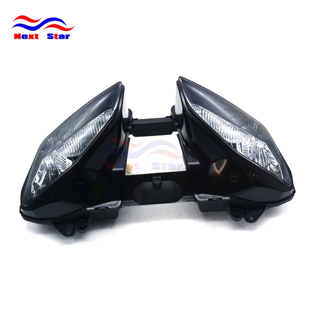 Moto noir phares phares phares phares assemblage de lampes pour YZF600 YZF R6 YZF-R6 vélo de rue