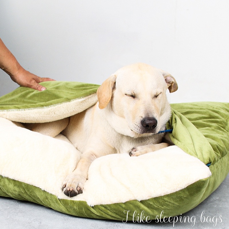 Camas y muebles Cama para mascotas para perros con cubierta extraíble Perrera grande Bolsa cálida para perros con manta Casa para perros grandes Accesorios para mascotas