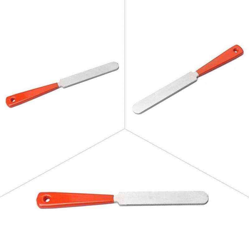 1 Pcs Guitar Fret Crowning Stainless Steel Narrow Dual Cutting Edge Tool Durable File Narrow Dual Cutting Edge Tool