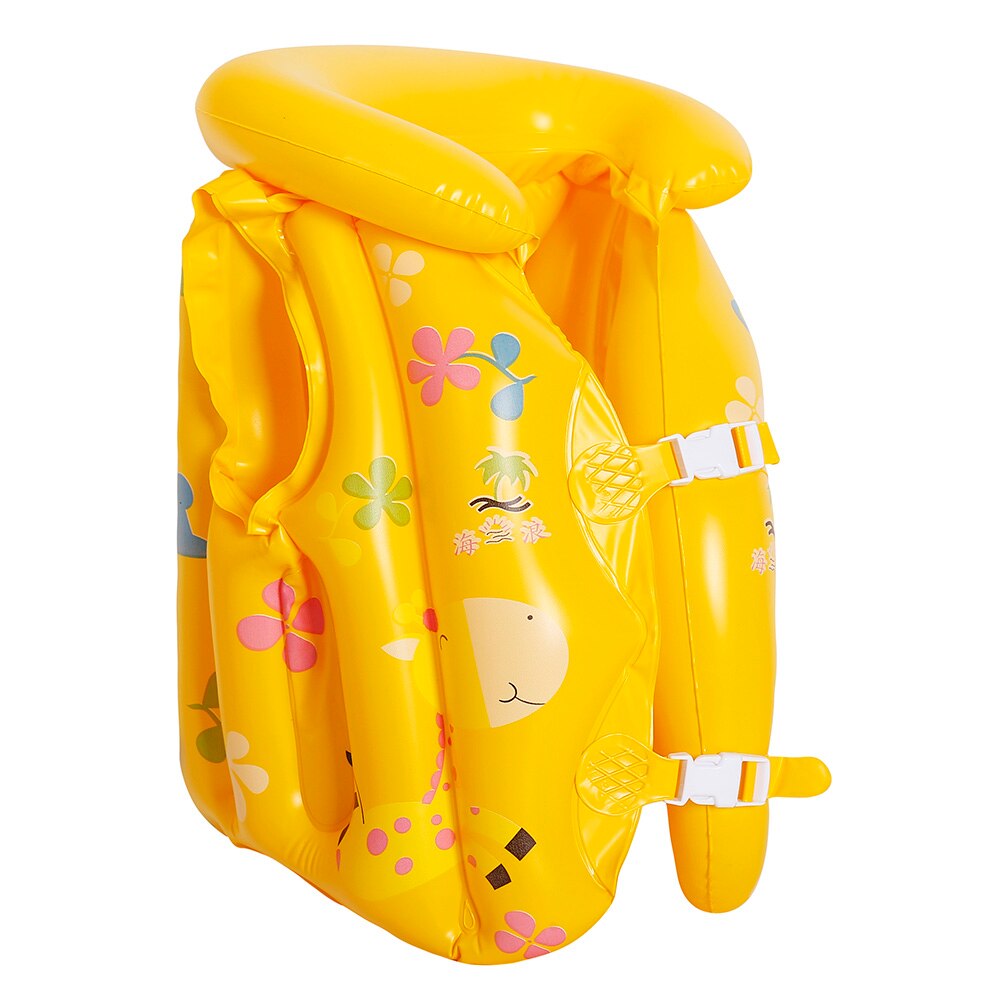 Children Life Jacket Inflatable PVC Cartoon Life Vest with Buckle for Kids PUZ777