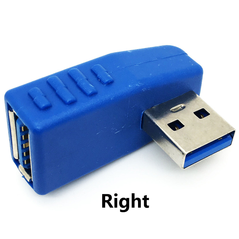 1 stücke 90 Grad Abgewinkelt USB 3.0 Männlichen zu Weiblichen Usb 3.0 Drucker adpater umwandlung kopf starten stecker Typ-c usb m/F micro-b stecker: Rot