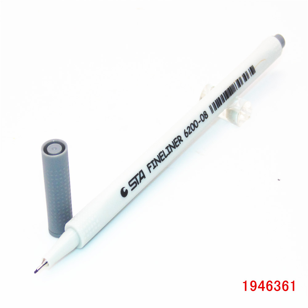 0.4mm 18 farger fine liner penner superfine tusj penn kunst tegnepenn for barn graffiti krok fiber penn: 08