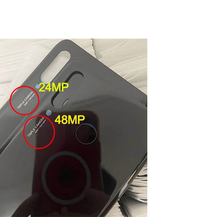 Nowy 6.15 &quot;dla Huawei P30 Lite pokrywa baterii Nova 4e tylne szklane drzwi Panel Case dla Huawei P30 Lite tylna pokrywa baterii + obiektyw aparatu