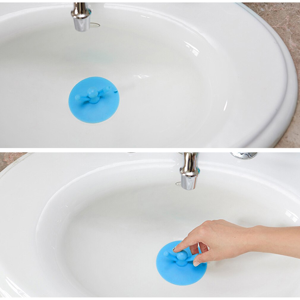 Home Kitchen Washroom Bathroom Shower Waterproof Silicone Sink Plug Water Sink Bathtub Drainage Stopper Tool