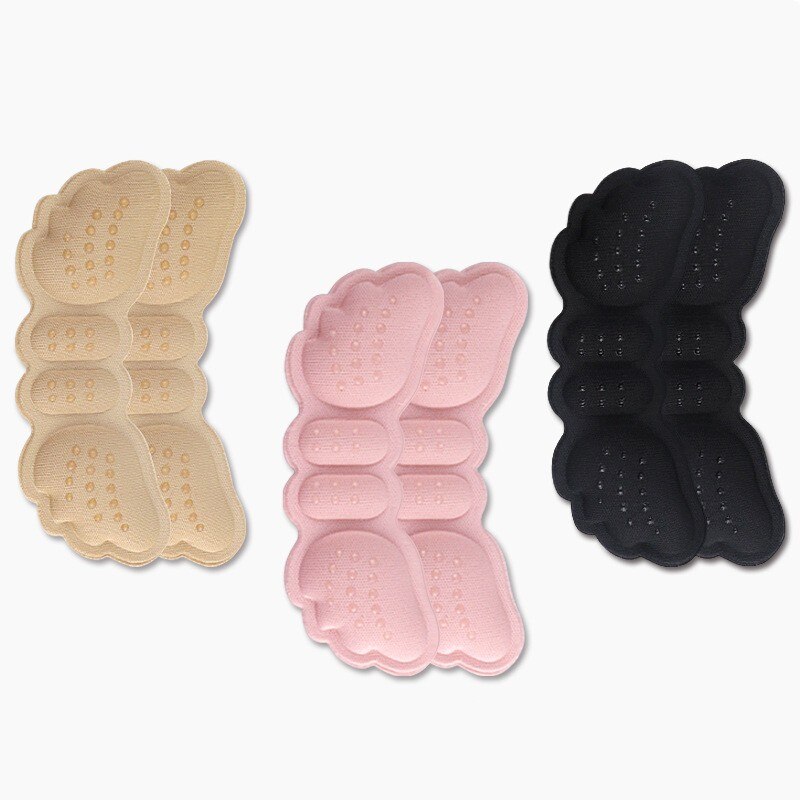 1 Paar Hoge Hak Inlegzolen Vlinder Aanpassen Grootte Hak Liner Grips Protector Sticker Hak Pad Voetverzorging Anti Hoogte Blijven hak Pads