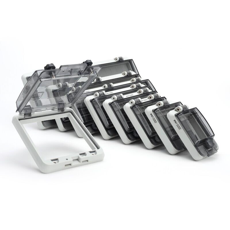 Transparent button protection window cover Waterproof window circuit breaker switch IP67 splash cover box
