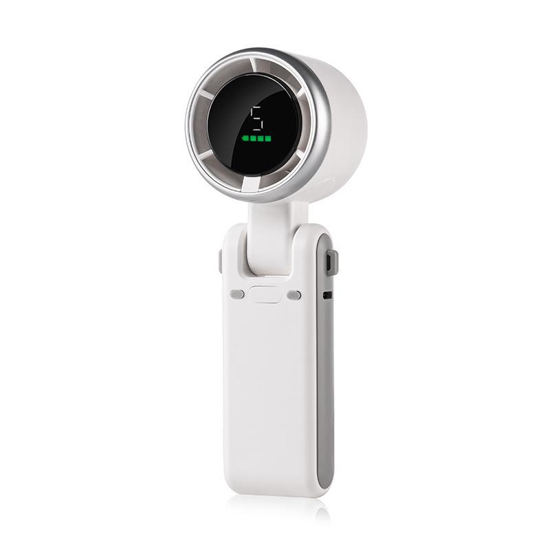 Xiaomi ventilador portátil mini turbo ventilador de mesa usb motor sem escova portátil pendurado pescoço pequeno ventilador acampamento montanhismo: YELLOW