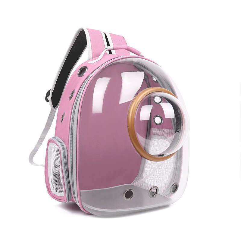 Astronaut Window Bubble Carrying Travel Bag Breathable Space Capsule Transparent Pet Carrier Bags Dog Cat Backpack: A4