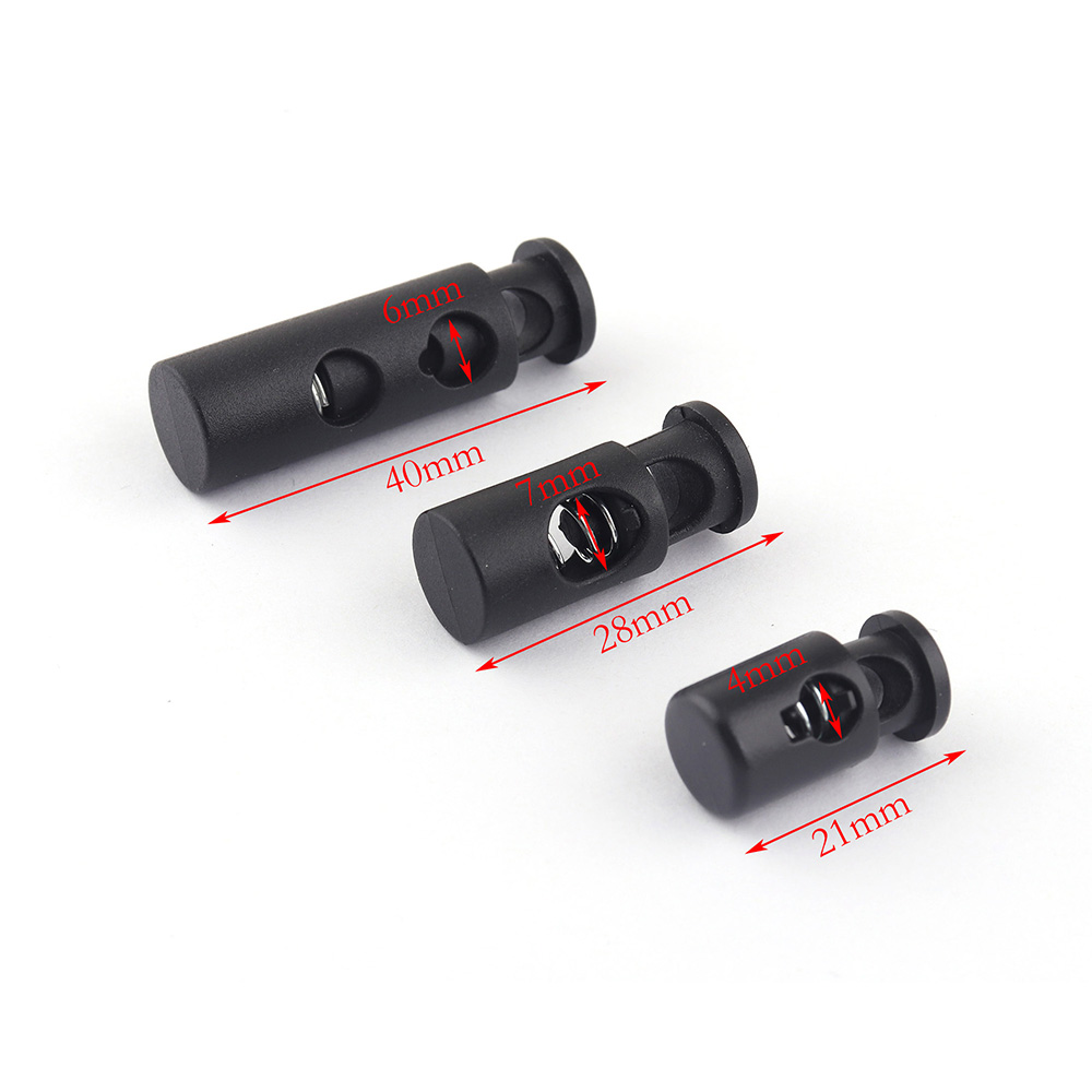 Koordvergrendeling Richter Elastische Koord Spring Loaded Toggle Lock Plastic Band Stopper Gezichtsmasker Vorm Fastener Naaien Kleding Touw