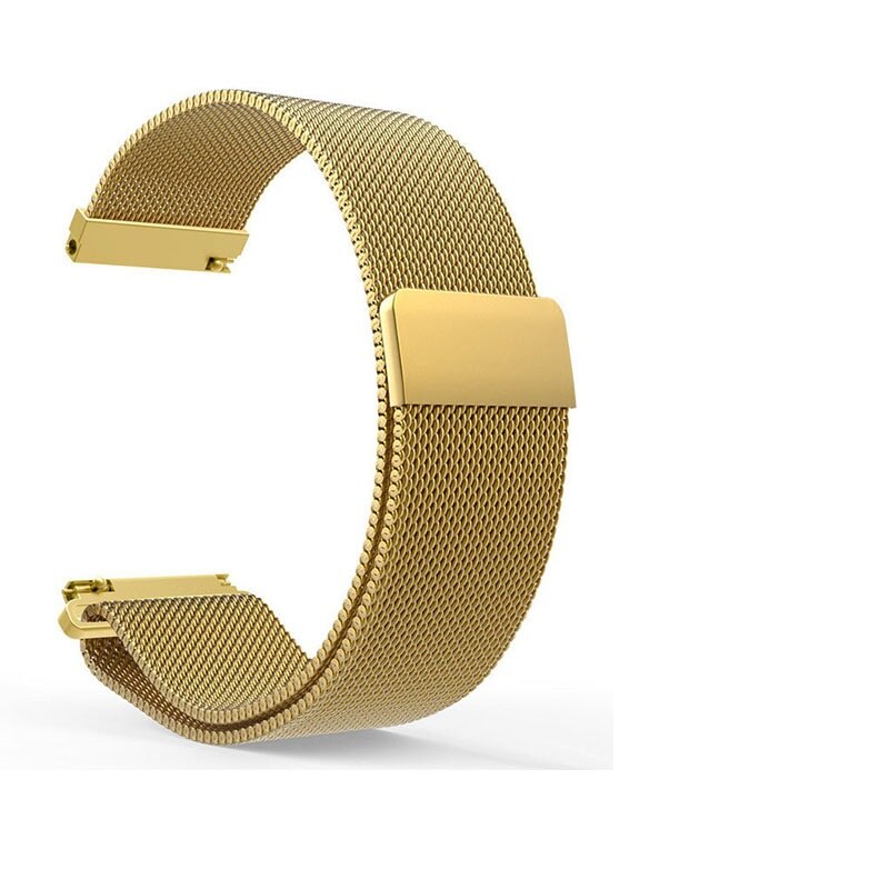 22mm Metall Band Für Xiaomi Huami Amazfit Tempo Armband Milanese Schleife Magnetische Strap für Amazfit Tempo Stratos 2 Gürtel ersatz: Mesh Gold