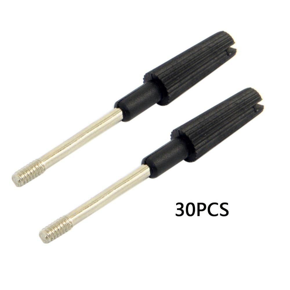 Cablecc 30pcs Thumb Screws #4-40 UNC 47mm Stainless Steel Overmold for Computer Cable