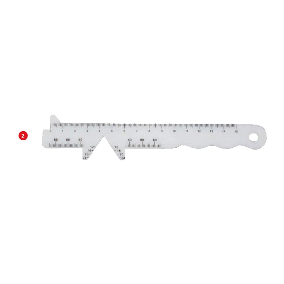 50pcs Plastic pd ruler, pupil distance ruler: 2