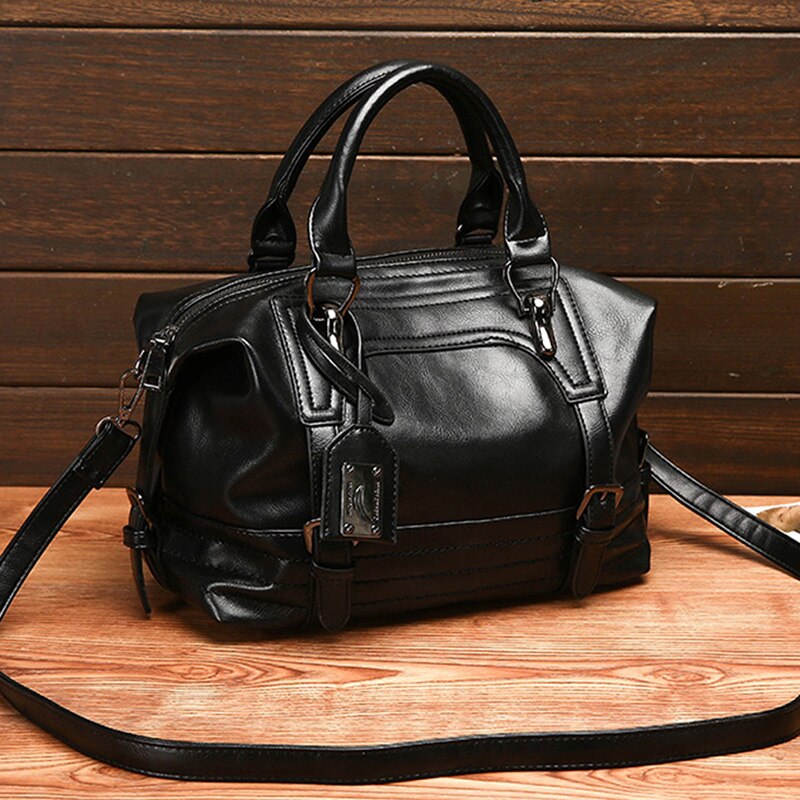 Sporttasche Leder Sport Taschen Trocken Nass Taschen Männer Ausbildung Für Schuhe Fitness Yoga Reise Gepäck Schulter Sport Tasche: Schwarz