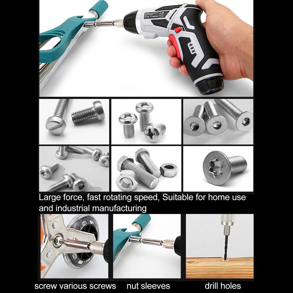 Perceuse multifonction à batterie au Lithium, perceuse Rechargeable, tournevis électrique, tournevis électrique, ensemble multifonction au Lithium