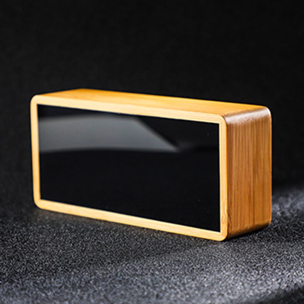 Rechargeable Alarm Clock Temperature Humidity Monitor Table Alarm Clocks Sound Control Snooze LED Digital Clocks Desktop Clocks