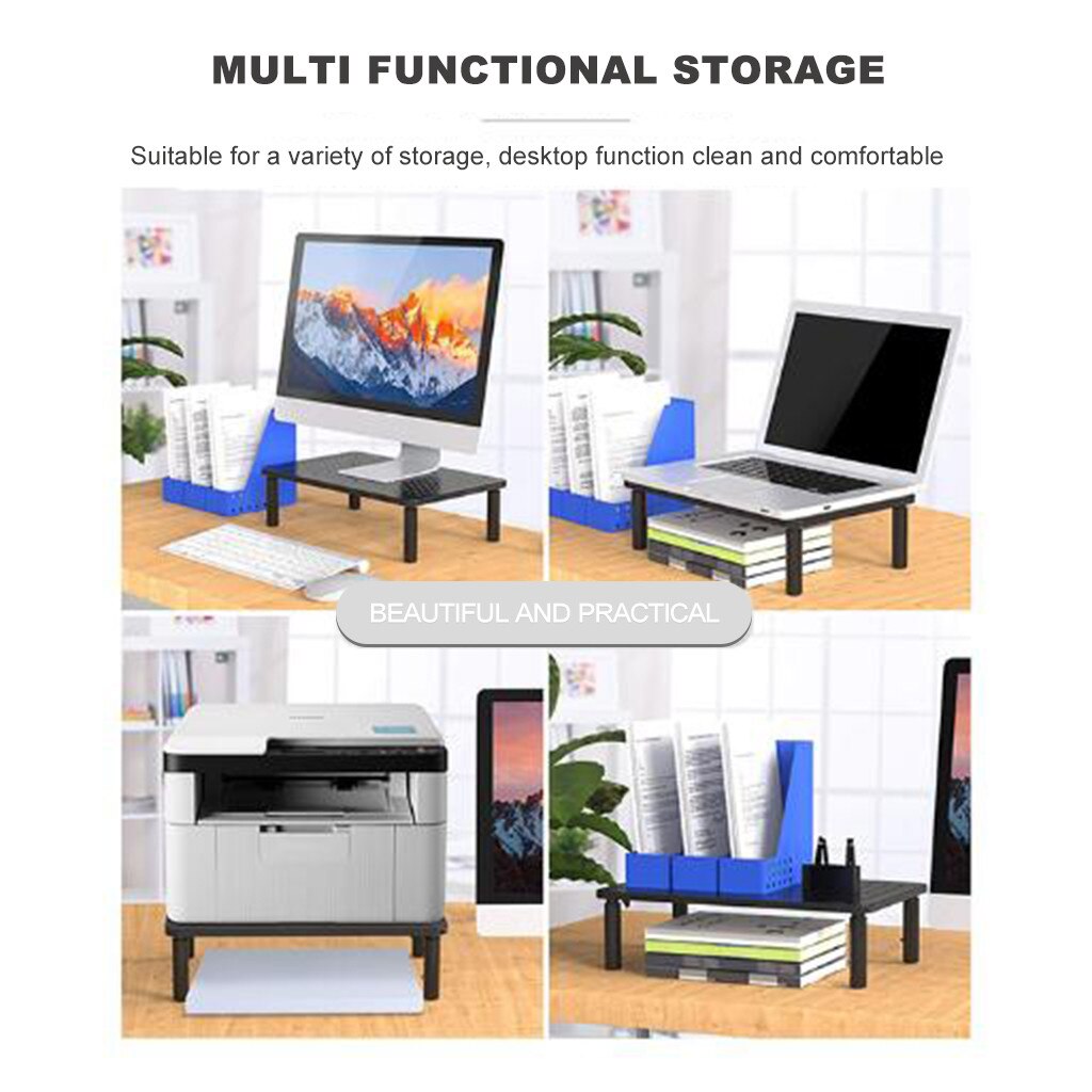 Monitor Elevating Desk Computer Desk Laptop Cooling Desk Universal Shelf Desk Stand For Desktop Monitor Laptop Non-Slip Desk