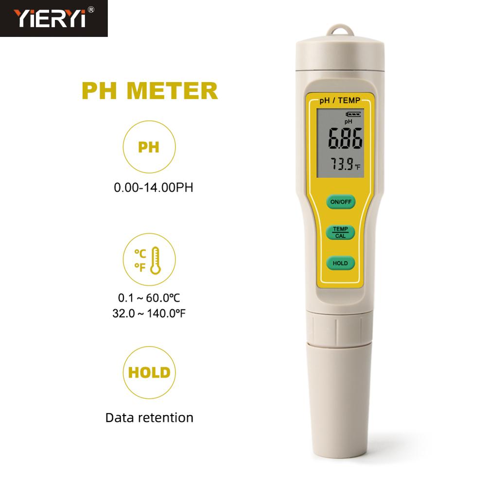 Ph meter digitale Portable LCD Digitale PH Meter Pen van Tester nauwkeurigheid 0.01 Aquarium Pool Water Wijn Urine automatische kalibratie