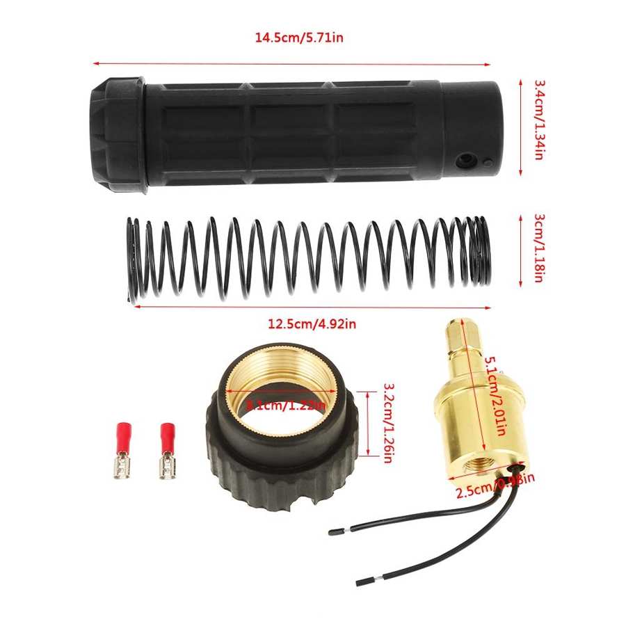 Euro Fitting Connector Brass CO2 Mig Welding Torch Adaptor Brass Conversion Euro Fitting Connector Kit Set Welding Torch Adaptor