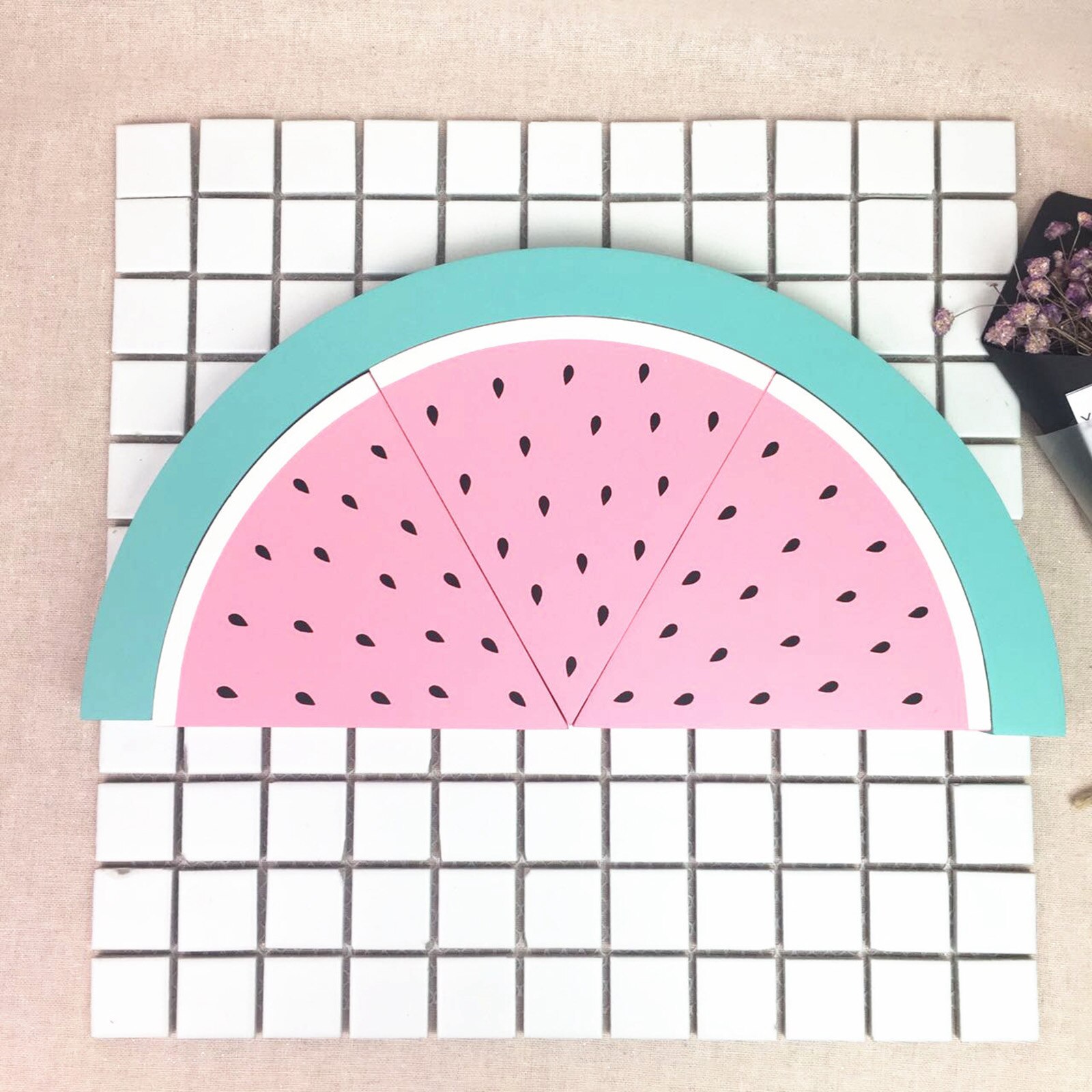 Hout Stapelen Speelgoed Vorm Bijpassende Watermeloen Stapelen Speelgoed Houten Rainbow Stacker Rainbow Speelgoed Voor Peuters Baby