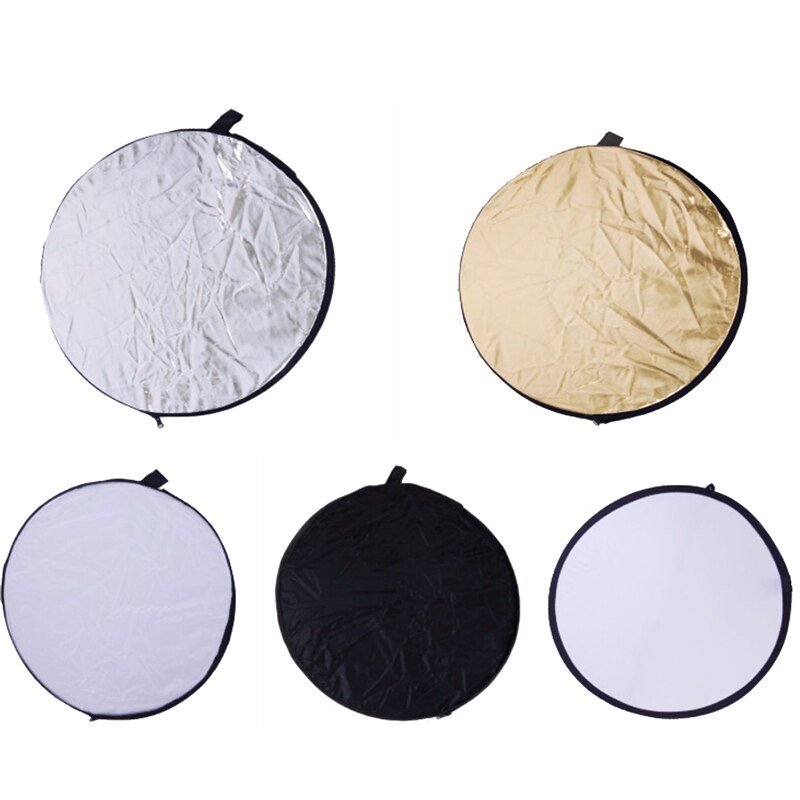 80*80cm bärbara reflektorer 5 i 1 fotografi fällbara reflektorer studio soft light board fotografering reflektionsplatta diffuer