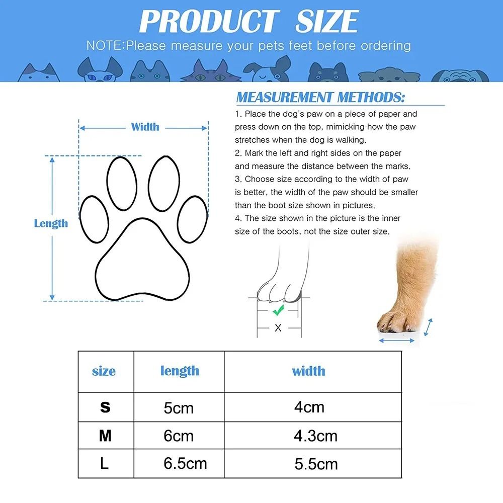 2 Paar Haustier-Hundeschuh-Socken, wasserdicht, für Katzen und Hunde, Gummisocken, rutschfest, für Hunde, Regen, Schneestiefel, Socken, Hunde, betroffen, warme Socken