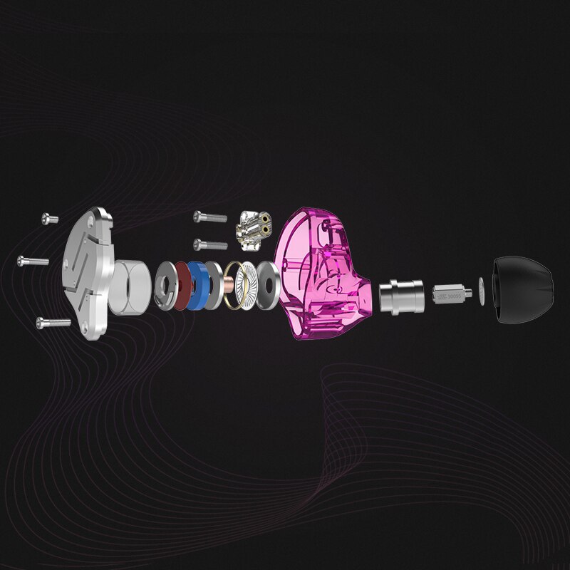 KZ ZSN métal oreille écouteurs technologie hybride 1BA + 1DD HIFI basse écouteurs dans l'oreille moniteur jeu casque Sport bruit écouteurs