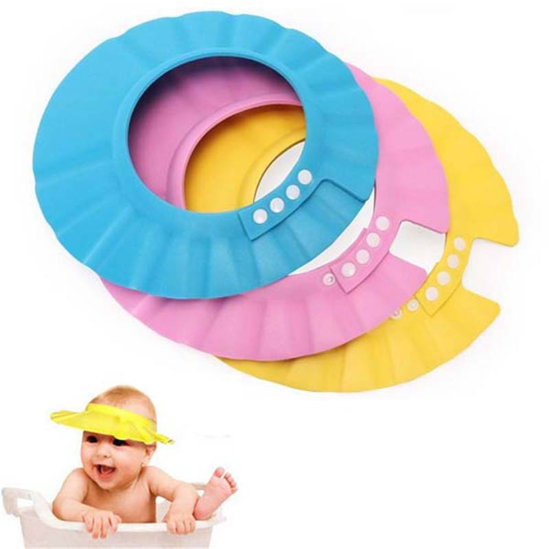 Baby hat cap baby safe shampoo bruser badekar beskytte blød cap hat til baby børn børn cap sæt