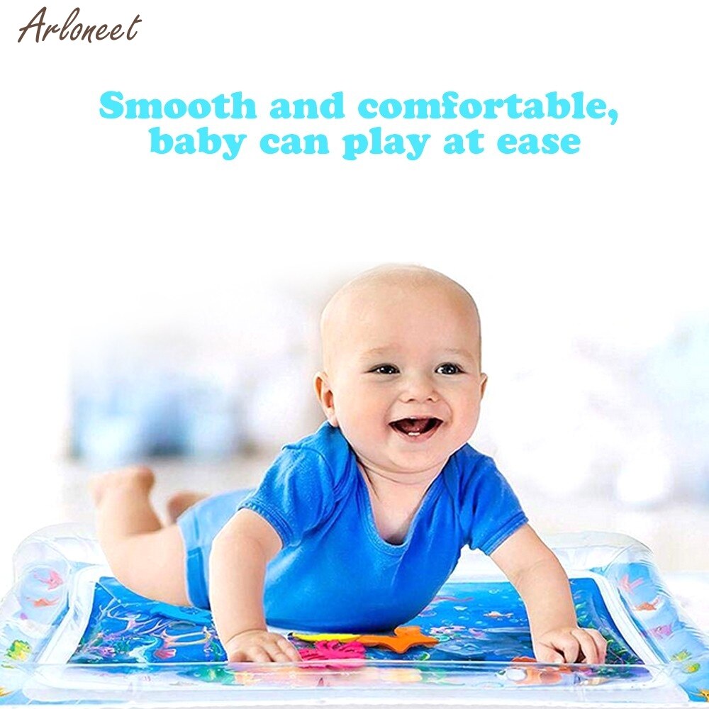 Inflatable Baby Water Mat Fun Activity Play Center for Children & Infants Baby activity mat Toddler Fun Activity Play Center