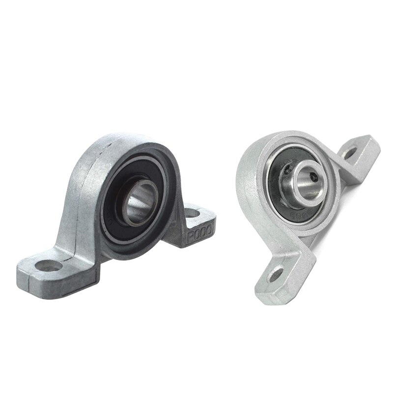 1Pcs KP08 Pillow Block Cast Housing 8 x 20 x 6Mm Insert Ball Bearing & 2Pcs Aluminum Zinc 10 Mm Pendulum Ball Bearing Long Arm U