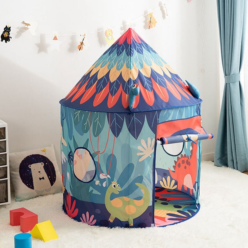 Kids Dinosaurus Tent Kinderen Spelen Huis Kinderen Tente Enfant Draagbare Baby Speelhuis Opvouwbare Tent Kinderen Speelgoed Speelhuis