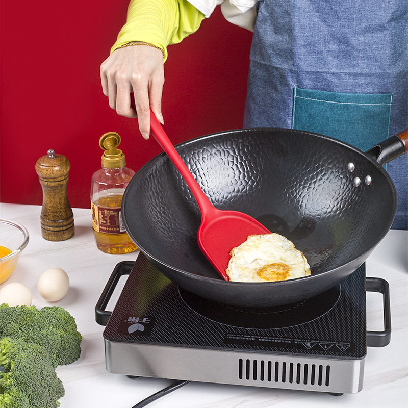 4 Stuks Siliconen Kookgerei Set Keukengerei Koken Sets Gadgets Gereedschap Pan Schop Lepel Spatel Anti-aanbak Keuken Koken Tool