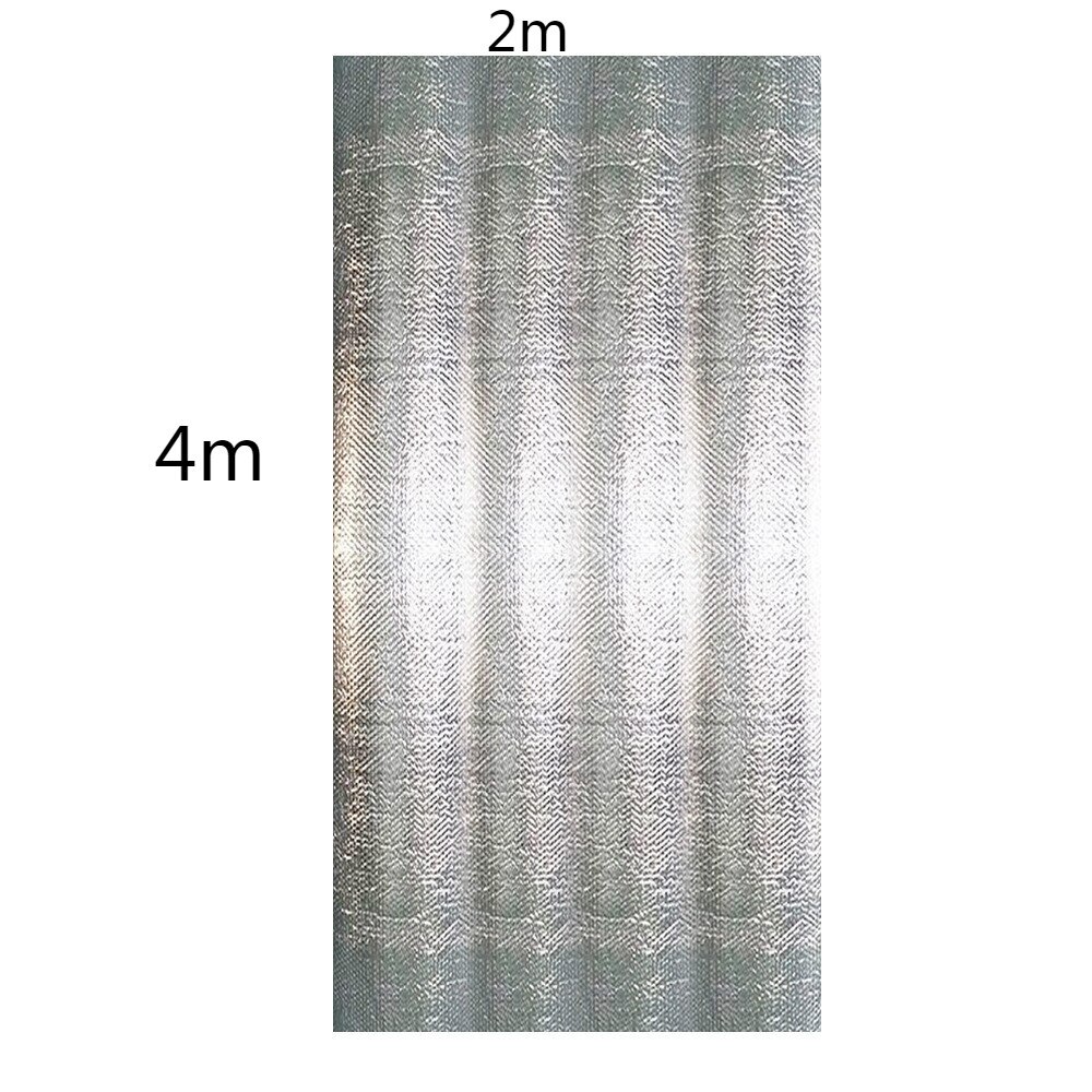 Rectangle/Round floor Pool Cover Swimming Pool heating solar Preservation Cover Outdoor Bubble Blanket Heat Insulation Dustproof: Gray 4x2m