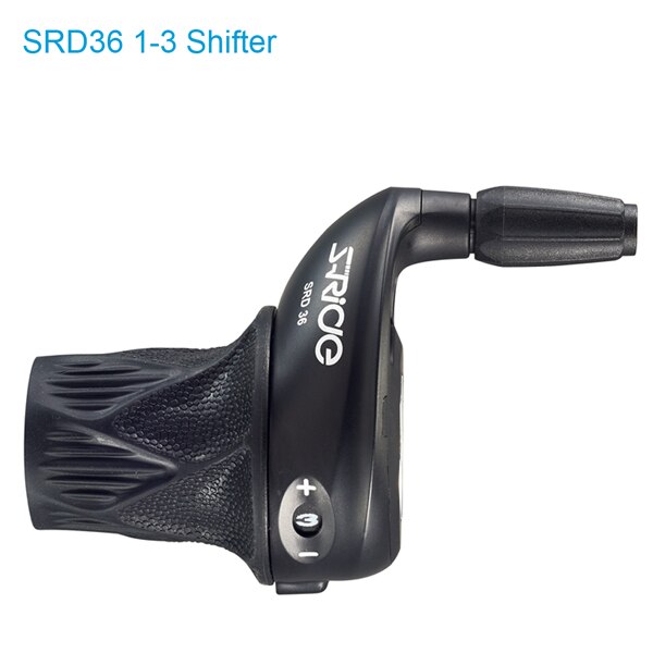 S-Ride MTB Bike 3x8 Speed Twist Shifter Left &amp; Right Twist Grip Gear Shifters Derailleur Compatible for Shimano SL-RS25: Black 1-3 Shifter