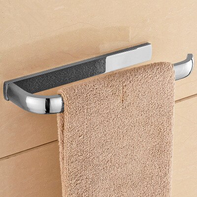 Bathroom Towel Ring Antique Brass/Chrome/Gold/Black Oil Brushed/Rose Gold Towel Holder Wall Mount Square Copper Bath Towel Rack: chrome