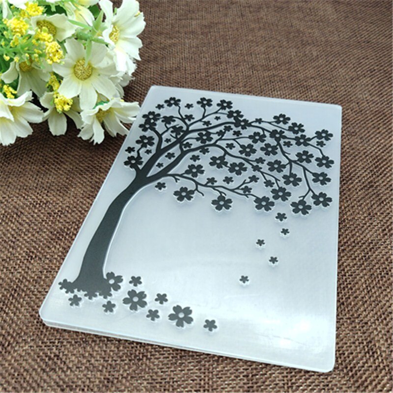 Trees print DIY Plastic Embossing Folders for DIY Scrapbooking Paper Craft/Card Making Decoration Supplies