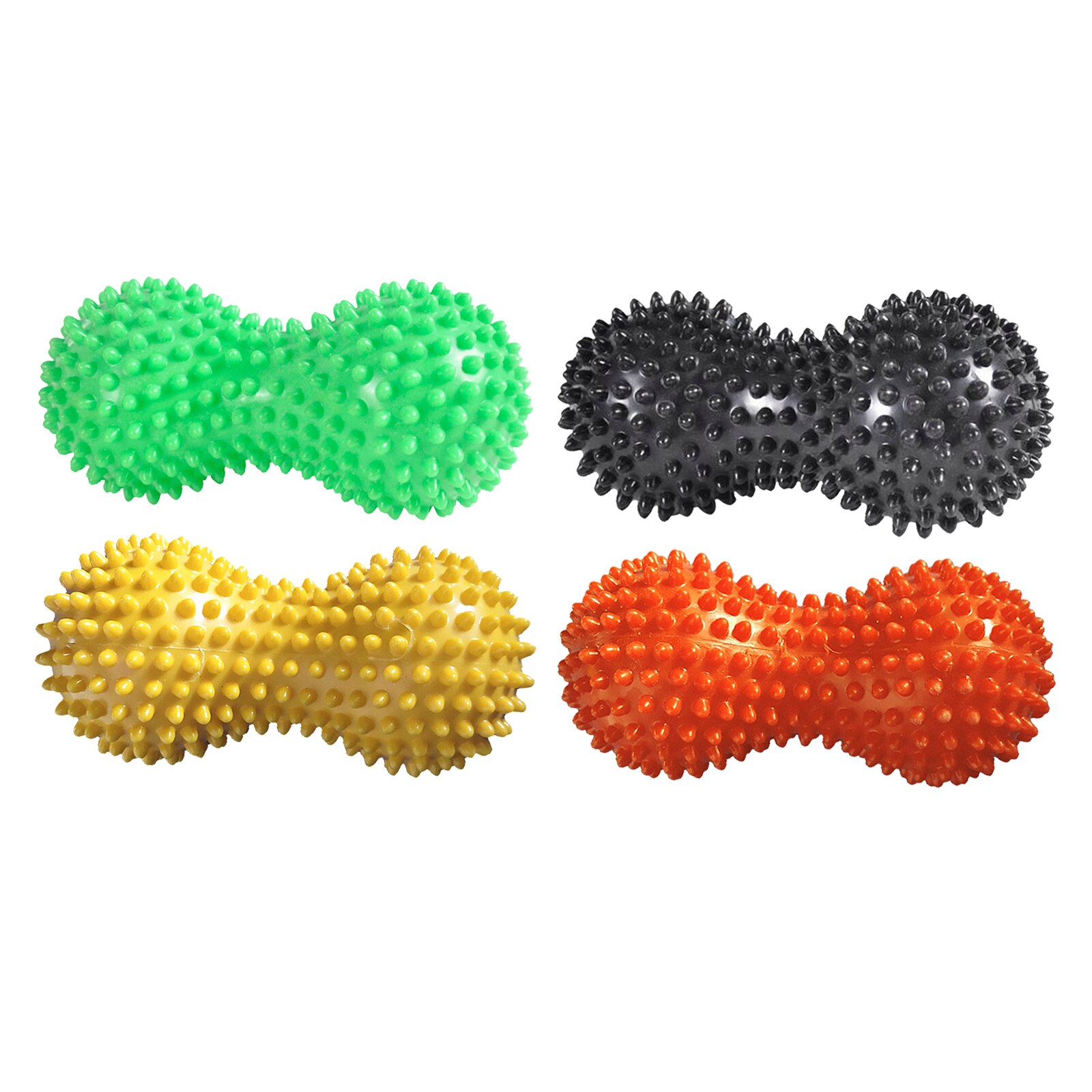Pinda Vormige Spiky Massage Roller Pvc Voetmassage Bal Set Voor Fasciitis Plantaris